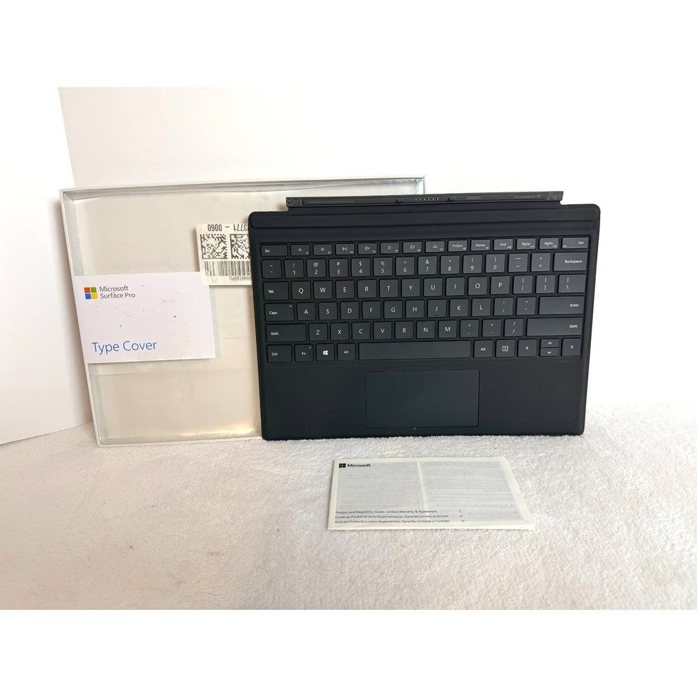 Microsoft Surface Pro Type Cover Keyboard Black Model 1725 w/ Box